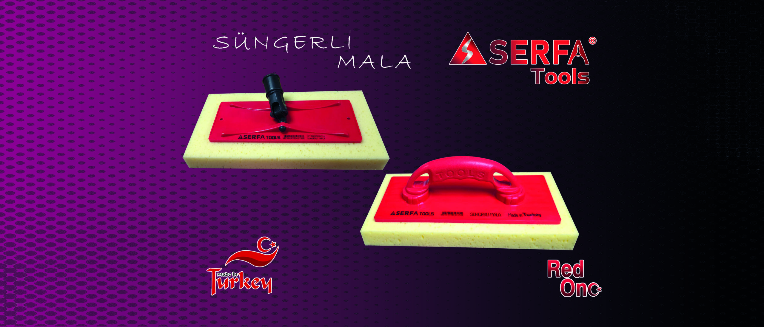 Oynarbaşlı süngerli mala, süngerli mala, moveable head sponge float, sponge trowel