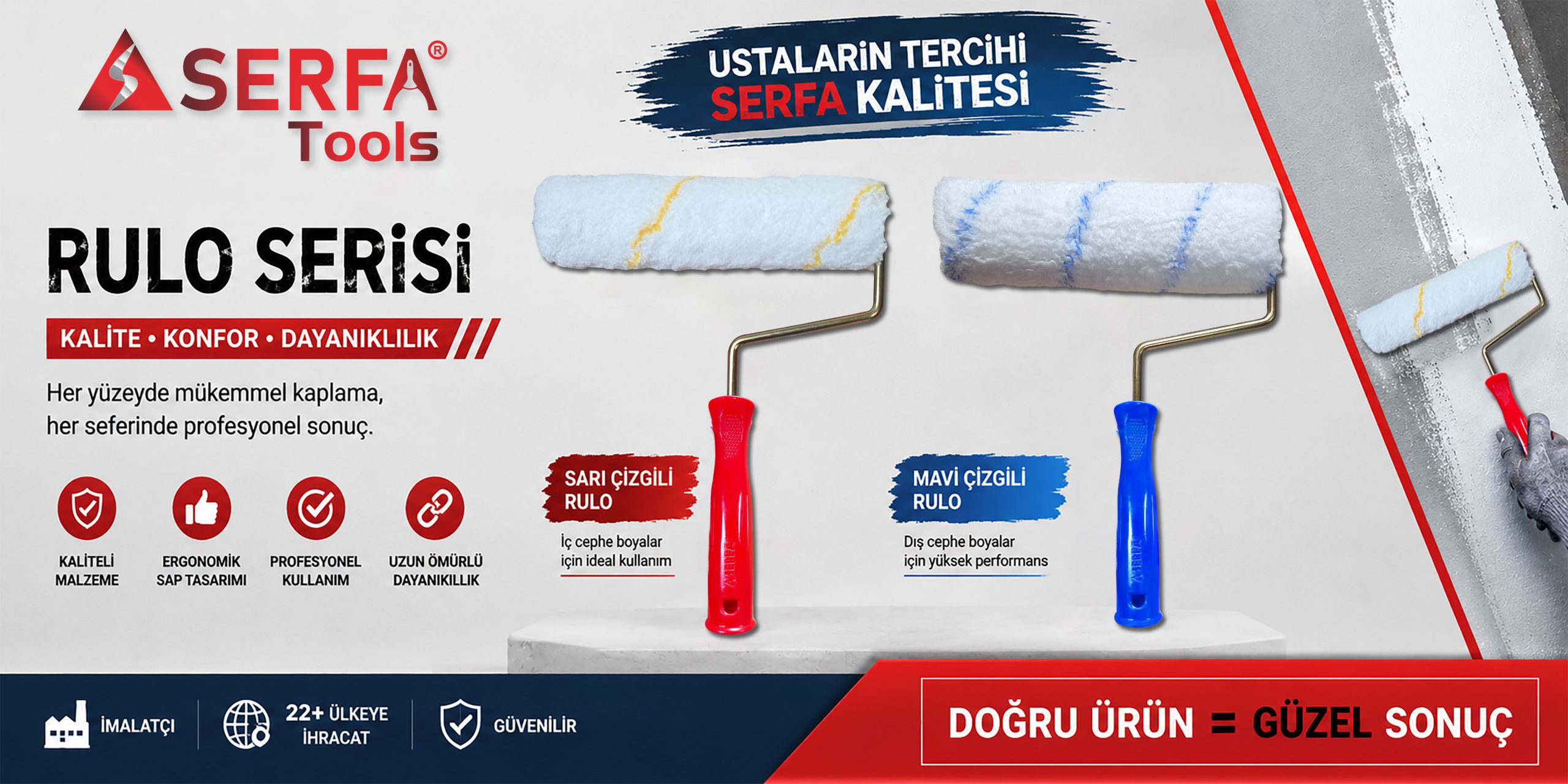 rulo,boya,paint,roller,saten,satin,gold,akdeniz,dış,iç,exterior,interior,mediterranean,sea